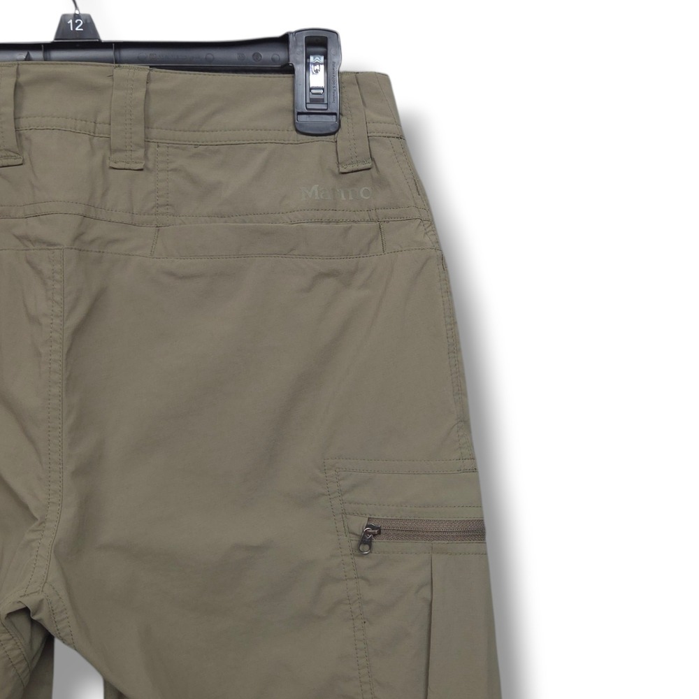 Marmot Transcend Convertible Pant Mens 28 x 32 Green Cargo Stretch Dobby DWR UPF - Picture 8 of 12